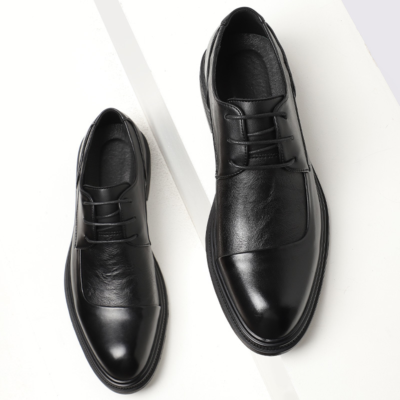 Formal 2020 Fashion Patent Leather Dress Spring & Autumn Brand Business Office Wedding Footwear Men Shoes we fd97