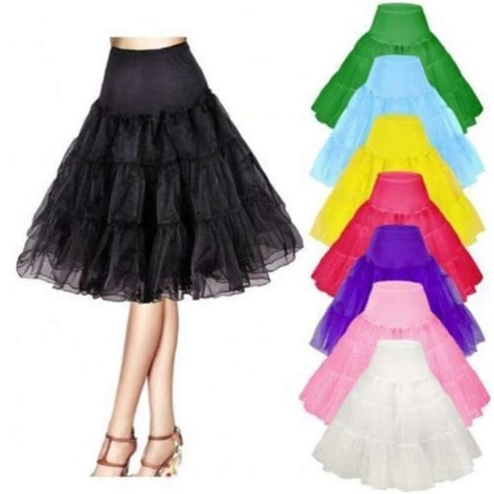 High Waist Vintage Petticoat Girl Crinolin Women Maxi Skirt For tail Party Ball Gown Underskirts Elegant Wedding Accessories