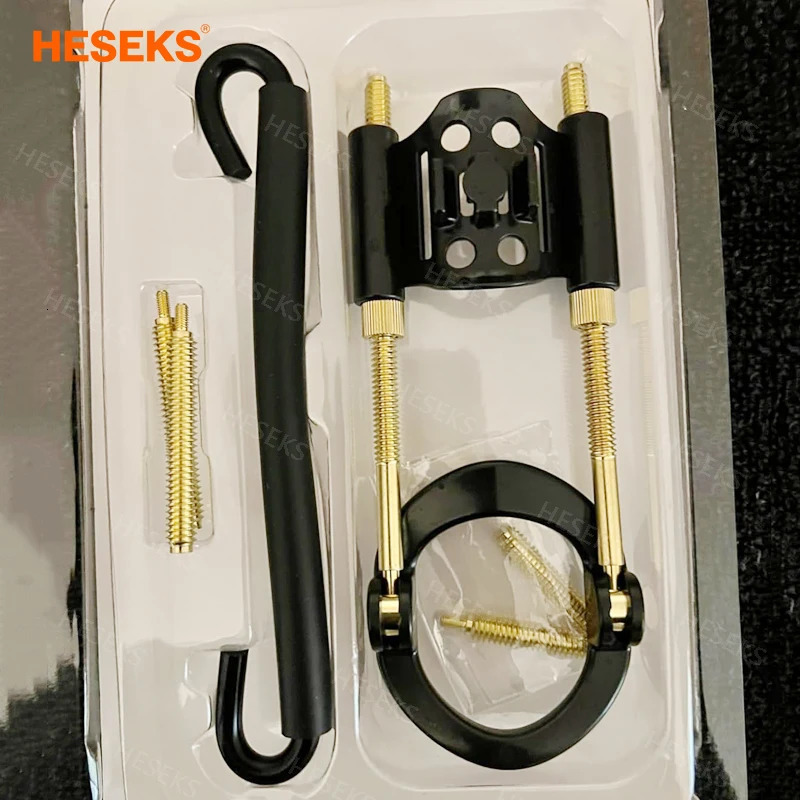 HESEKS Penile Pump Penis Enlargement Stretch Clamp Extender Penis Stretching Exerciser Penisgrowth Traction Sex Toys for Men 18 240715