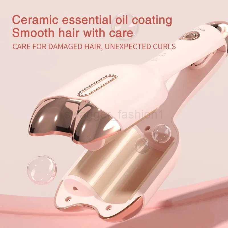 32MM Hair Curling Iron Ceramic Professional Triple Barrel Hair Curler Egg Roll Hair Styling Tools Hair Styler Wand Curler IronsB240719