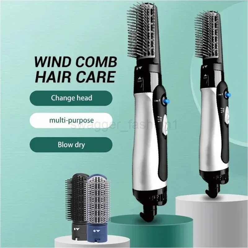 Hair Dryer Multifunctional 3-In-1 Electric Curler Brush Comb Hair Styling Tool Hot Air Straightener Dryer CombB240719