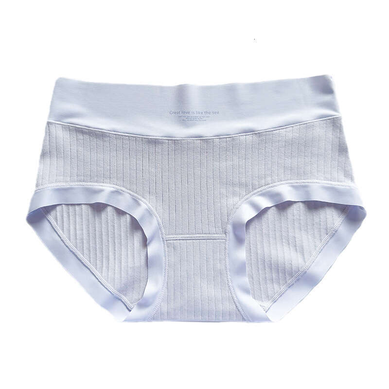 7A Antibacterial Crotch Pure Needle Drawn Breathable High Waisted Women's Underwear, Cotton Comfortable Seamless Underwear for Women Calzoncillos