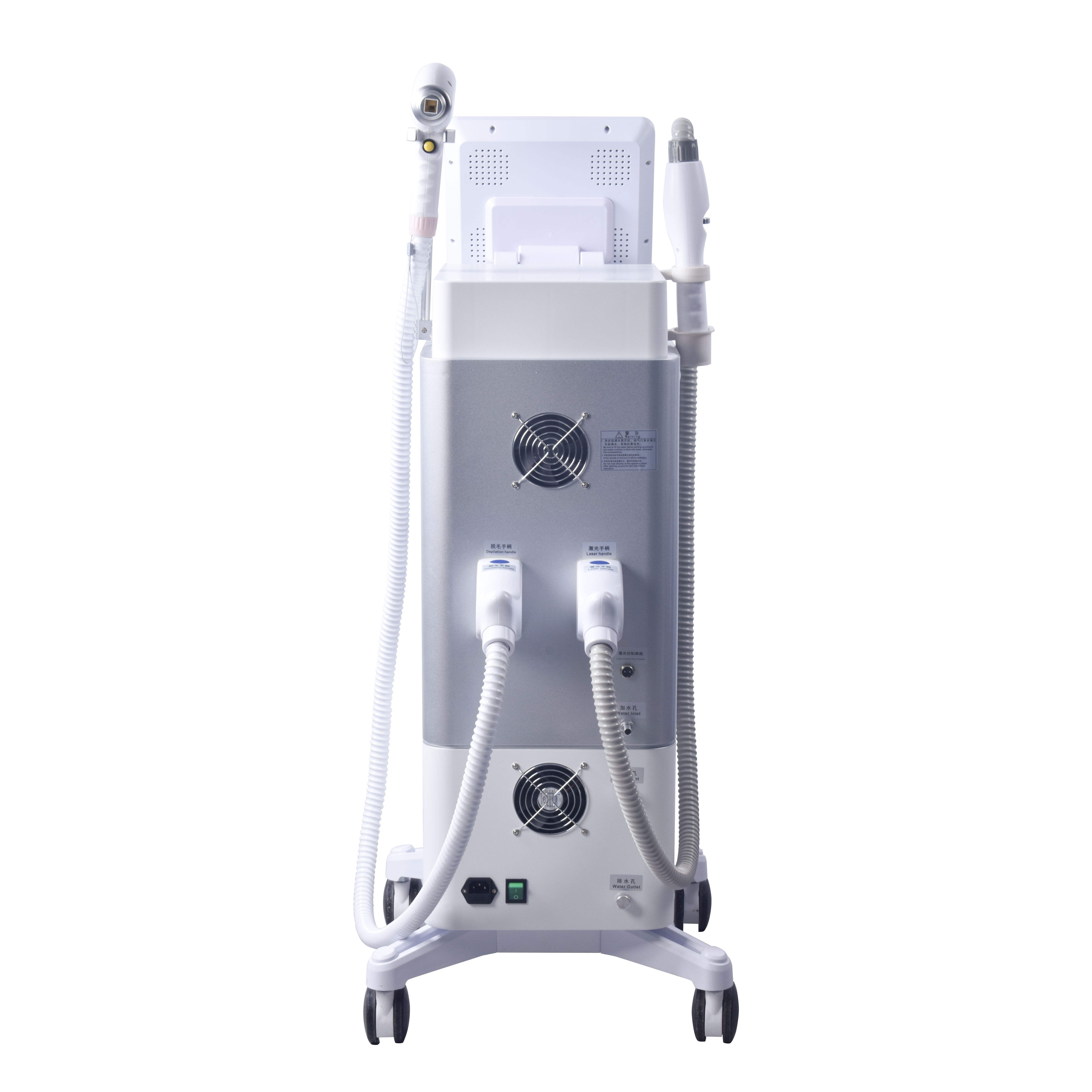 Salon Use 808 Diode Laser Painless Freezing Point Hair Removal Powerful Picosecond Laser with Infrared Aiming Accurate Tattoo Removal Instrument