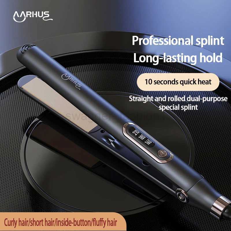 2-In-1 Professional Straightener Curler Negative Ion Perm For Long-Lasting Styling 10s Rapid Heating Hair Styling AppliancesB240719
