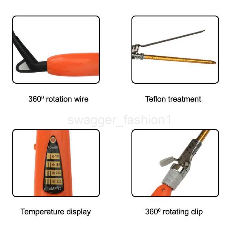 9 mm deep whole curl hair curler curl wave machine screw drum of hair curler curling ironB240719