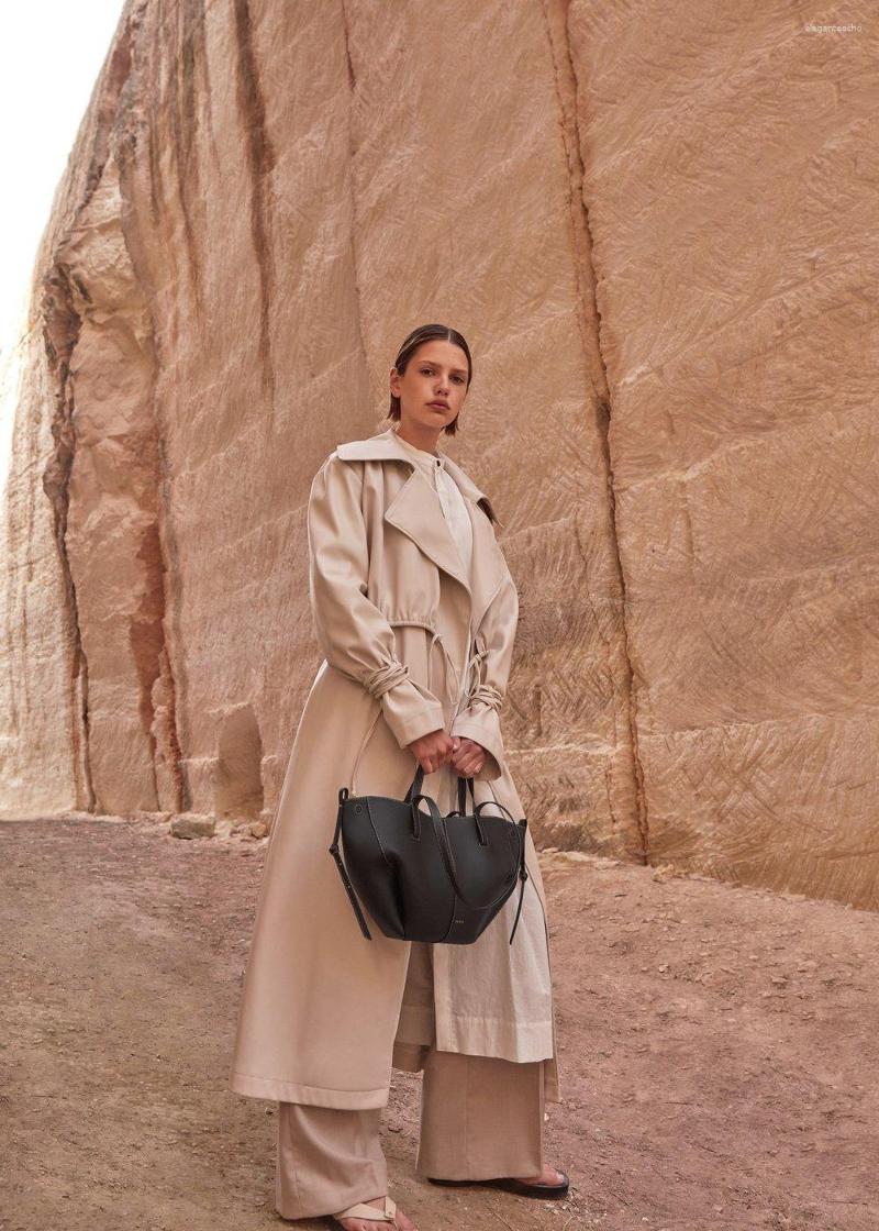 Bag French Cross-border Niche Brand Pol Tote Cyme Large Capacity Shopping Genuine Leather Shoulder Women's b3b4 4
