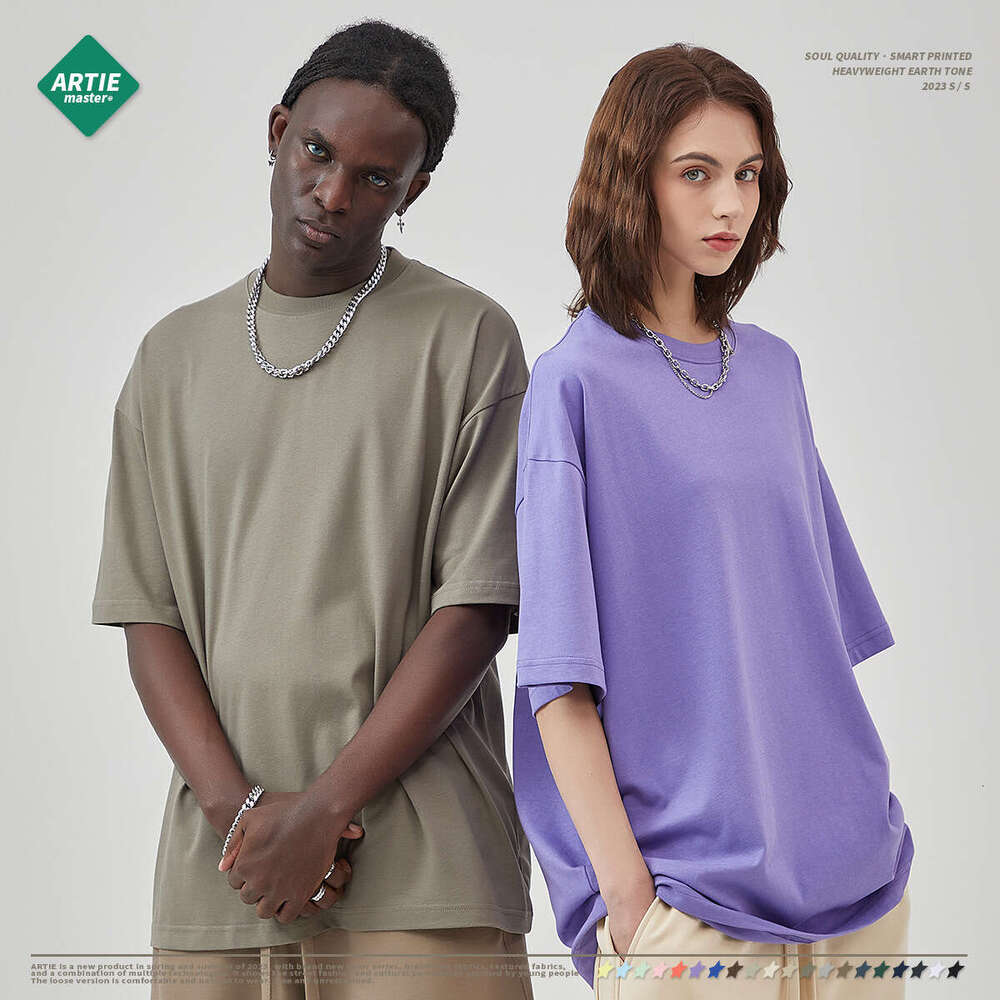 Setset Men New Merchandise Best Saller Fashion Summer Retro Harajuku Print Vintage Quick Drying Pure Cotton Plaid Slim-fit Solid Turtleneck Graphic T 