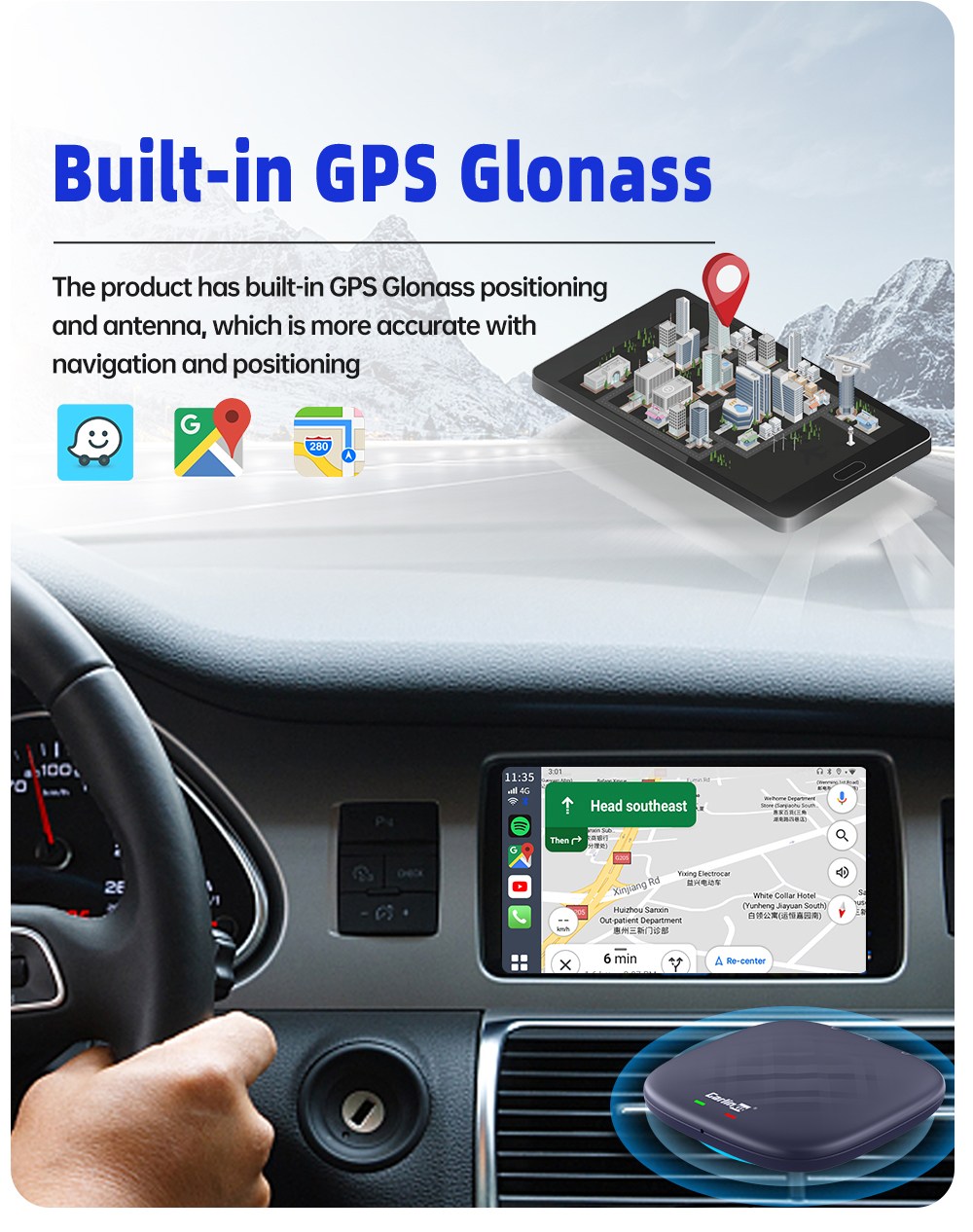 car play Android 13 Carplay Ai Box Wireless Adapter Carplay Android Auto Portatil Magic Box Carplay
