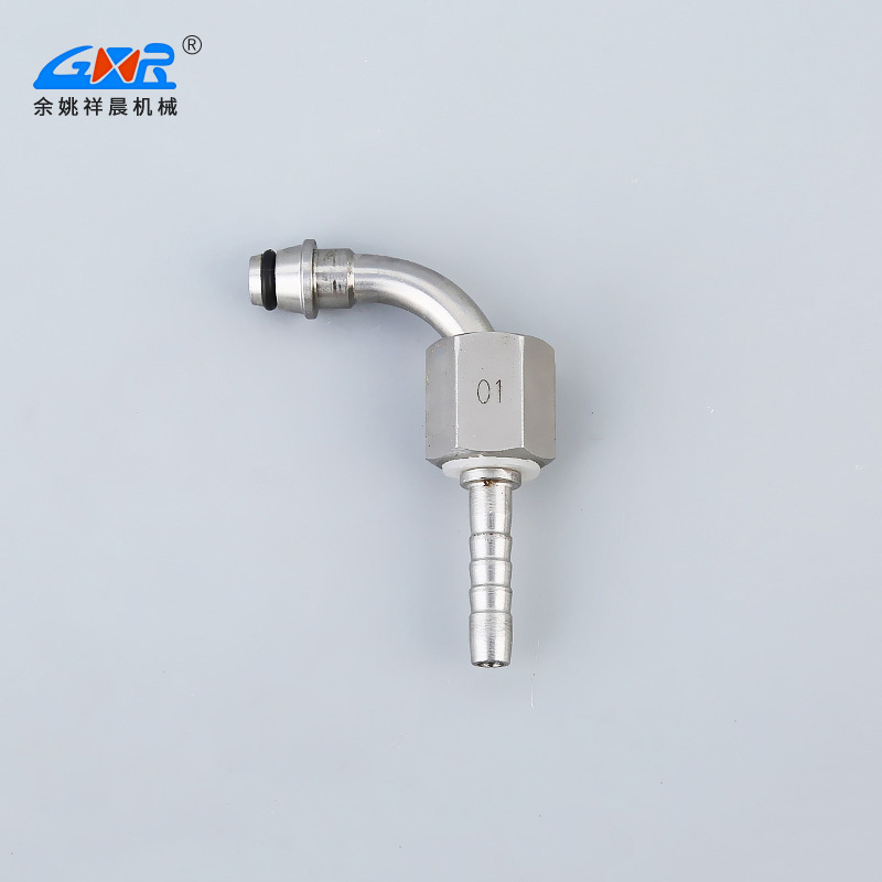 90 ° pipe internal thread sealing joint manufacturer supplies crimping joint stainless steel hose joint