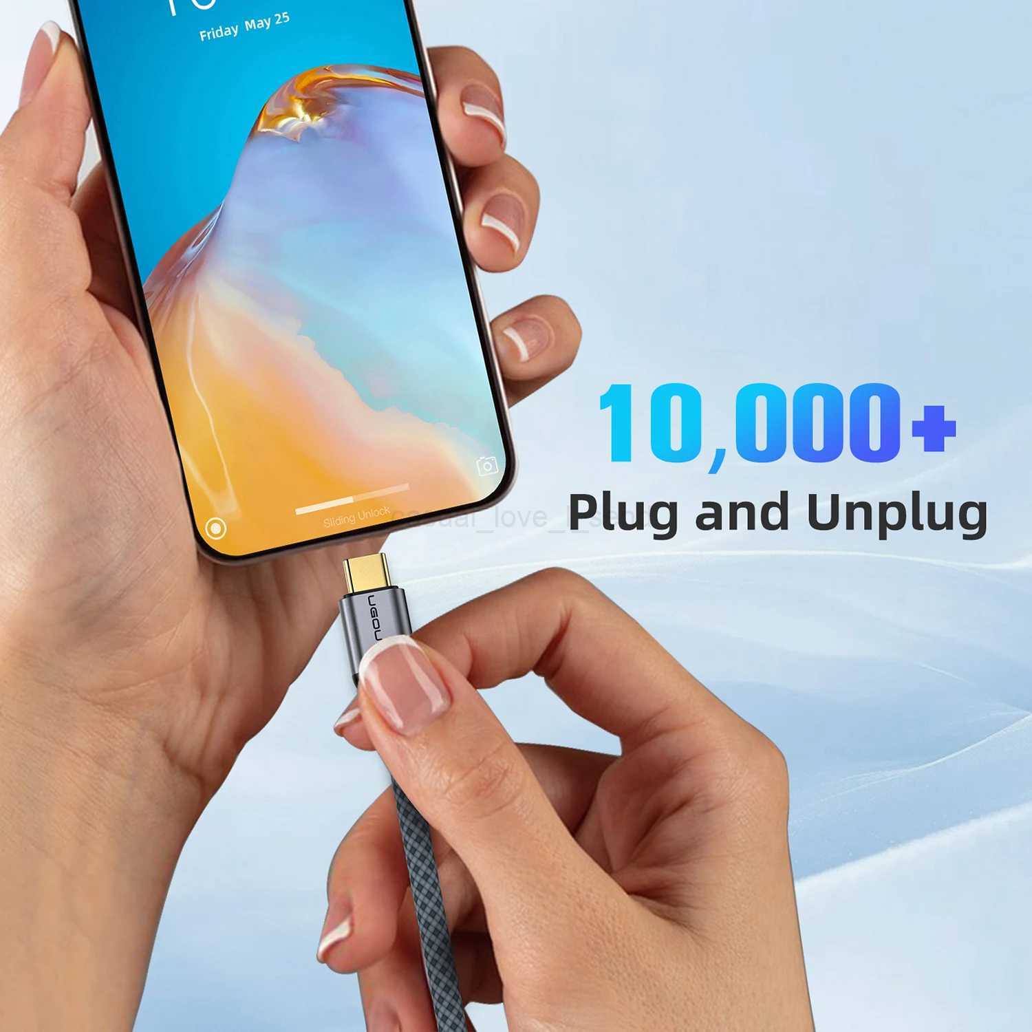 UGOURD USB C to HDMI2.1 Cable Type C to HDMI 8K 4K60HZ Adapter Thunderbolt 3 4 to HDTV 2.0 Converter Cable for iphone 15 MacBookCL240719