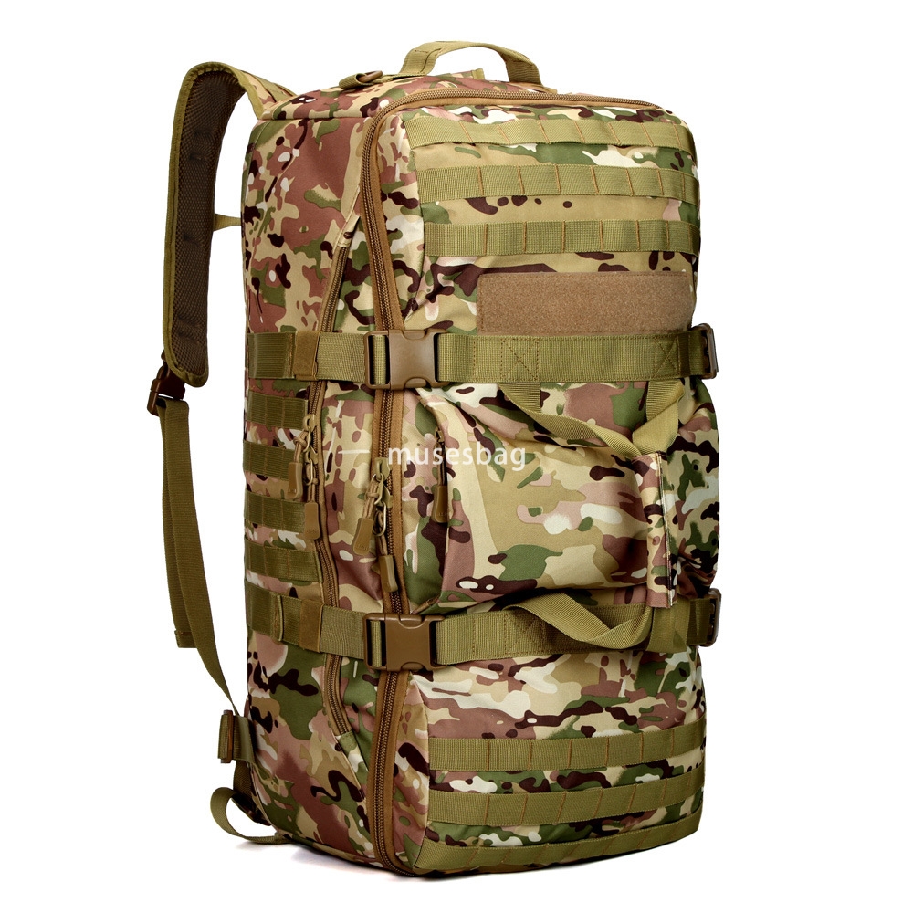 Outdoor Three purpose Multi functional Military Camouflage Backpack Special Warfare Multi functional Large capacity Sports Tactical Backpack