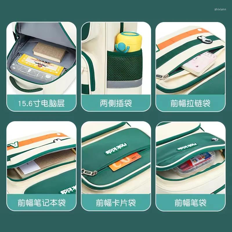 Fashion designer 2025S new model School Bags MOK Factory Price Children Bookbag Kids Bag For Boys Schoolbag Girls Protecting Spine Primary Students Mo