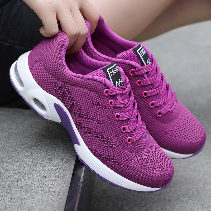 Running Breathable Mesh Outdoor Light Weight Sports Shoes Casual Walking Sneakers Lace-up Women Sneaker