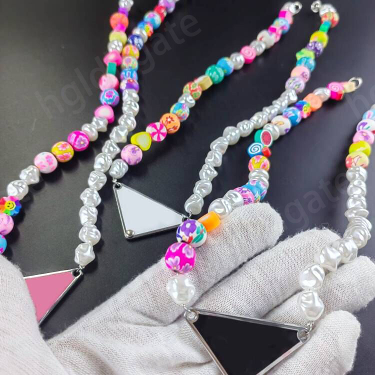 er Necklaces for Women Geometric Pendant Necklace with Beaded Gold Link Chain Elegant Summer Jewelry Z250910