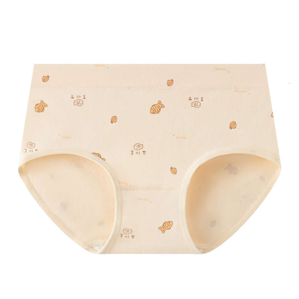 Countryside Style Women's Printed Cute Girl's 7A Antibacterial Pure Cotton Underwear for Women Lingerie Panties Women Underwear Calecon Unde