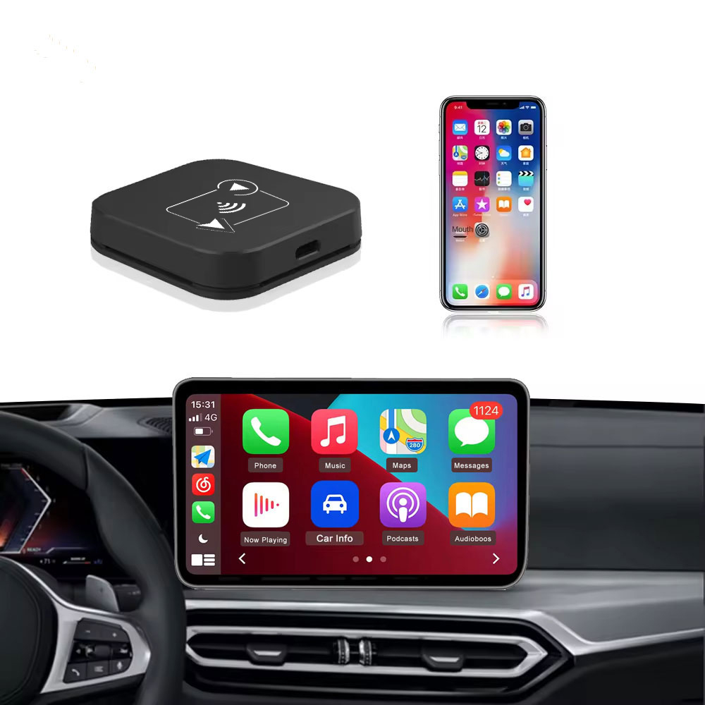Smart wireless carplay adapter IOS carplay / android auto carplay converter box USB/USB-C port car gadgets electronic carplay dongle