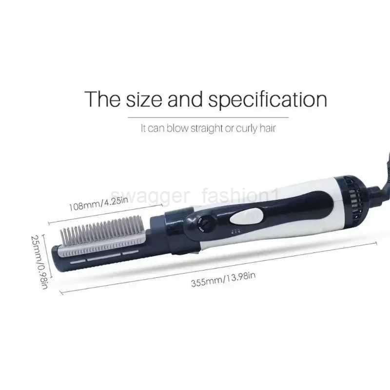 Hair Dryer Multifunctional 3-In-1 Electric Curler Brush Comb Hair Styling Tool Hot Air Straightener Dryer CombB240719