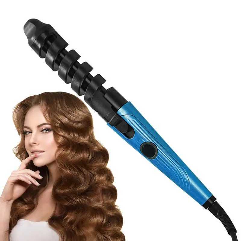 Curling Irons Professional Hair Curler Roller Magic Spiral Curling Iron Fast Heating Curling Wand Electric Hair Waver Rotating DetanglingL4719