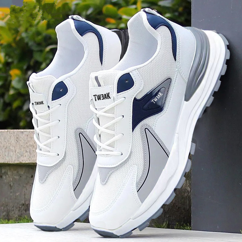 2024 Summer New Casual Comfort Shoes Versatile Flyknit Mesh Sports Shoes Thin Breathable Running Shoes