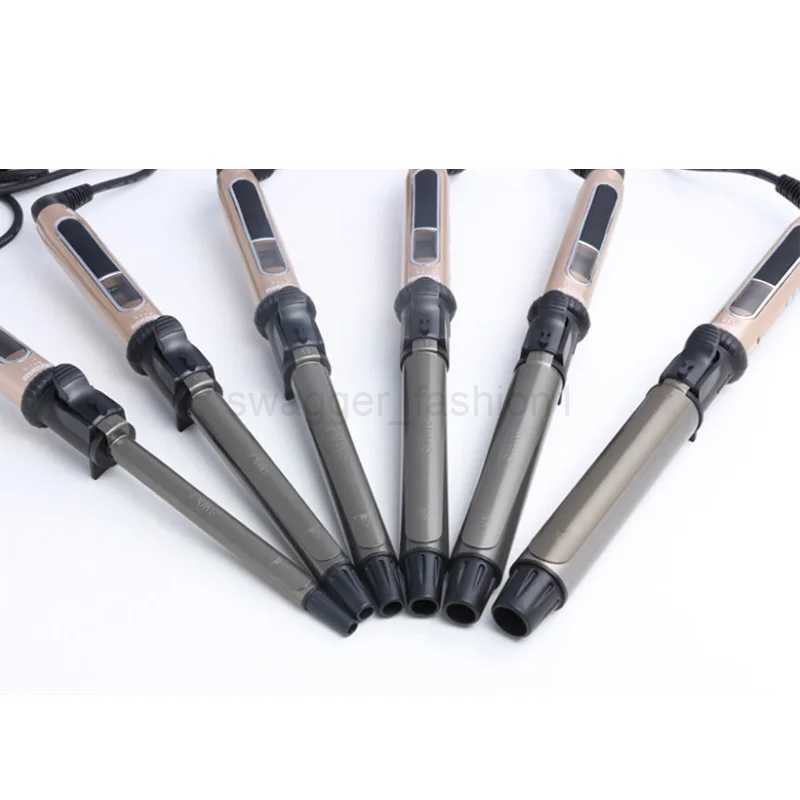USHOW Professional Nano Titanium Hair Curler Automatic Ceramic Curling Irons Wand Wave MachineB240719