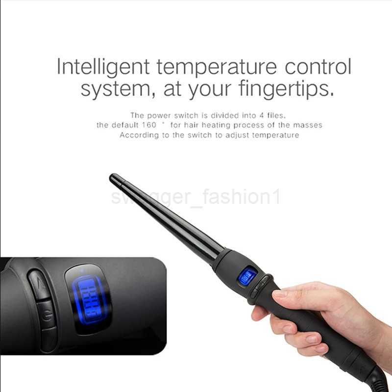 Ceramic Styling Tools professional Hair Curling Iron Hair waver Pear Flower Cone Electric Hair Curler Roller Curling WandB240719Bj240720