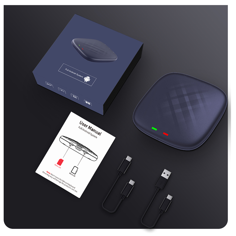 Carlinkit tbox plus 8+128g carplay ai box android 13 QCM6125 smart wireless carplay adapter 4G sim card wifi BT car play android app navigation music 