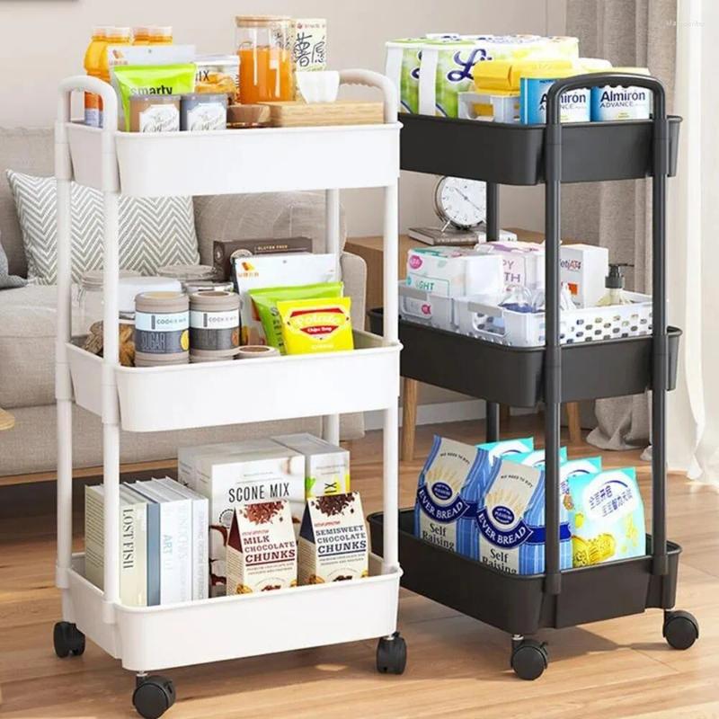 Hoo Mobile Storage Rack Trolley Kitchen Bathroom Bedroom Multi Storey Snac With Wheels Organizer Home Accessories