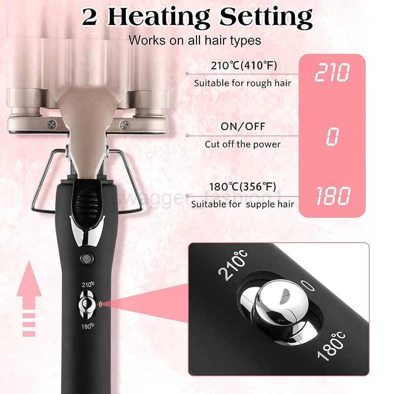 portable fast heating styling curlers products iron curly hairs equipment electric hair ceramic curlerB240719