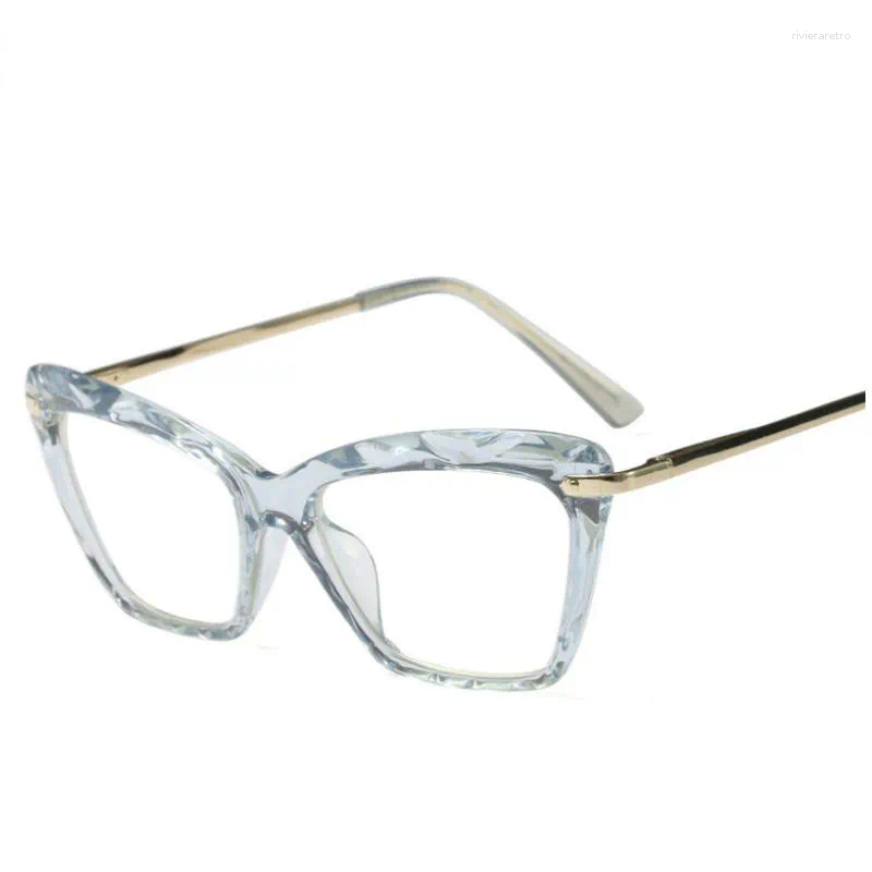 Metal Crystal Readers Legs Prescription Eyeglasses for Women, 50 to 400 Diopters 4