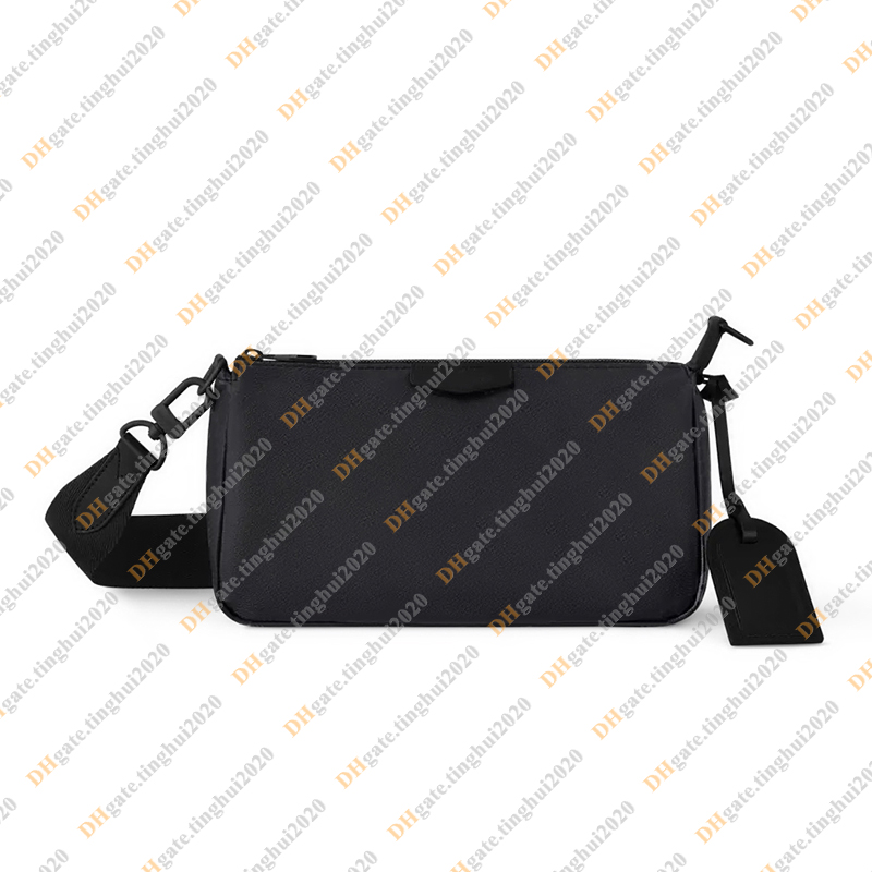 Men Fashion Casual Designe Luxury POCHETTE ACCESSOIRE XL Bag Messenger Bag Crossbody Handbag Totes Shoulder Bag TOP Mirror Quality M11741 Purse P