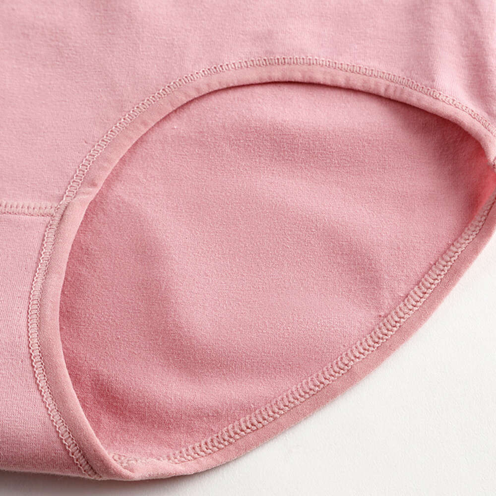 Pure Cotton Triangle Pants Embossed Postpartum High Waisted Abdominal Large Size Underwear Calecon Lingerie Underwears Woman Women Underwear Calzoncil