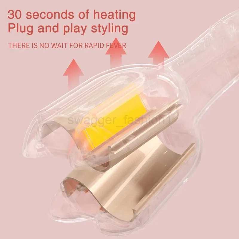 32MM Hair Curling Iron Ceramic Professional Triple Barrel Hair Curler Egg Roll Hair Styling Tools Hair Styler Wand Curler IronsB240719