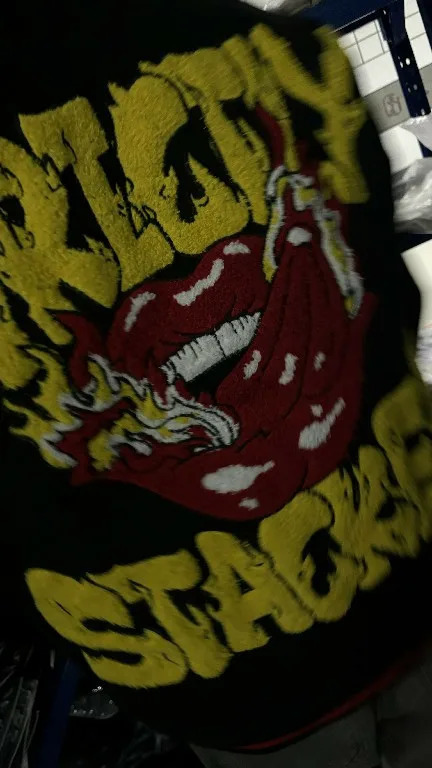 Streetwear Jacket Y2K Men Harajuku Hip Hop Cartoon Letter Towel Embroidered Oversized Jacket Goth Baseball Uniform Coat Clothes 240717