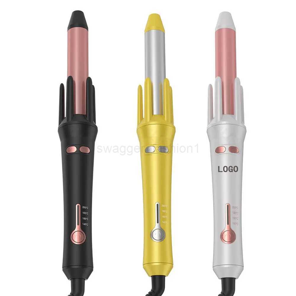 Professional Digital Automatic Curler New Curling Iron with ICD Display Swiveling Head Hair Tourmaline Ceramic MachineB240719