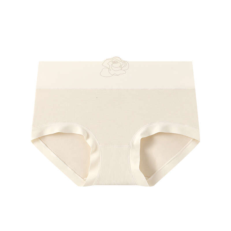 Skin Friendly, Naked, Breathable Underwear, Comfortable, Antibacterial, Mulberry Silk Crotch, Women's Triangle Pants, High Waisted, Seamless Unde