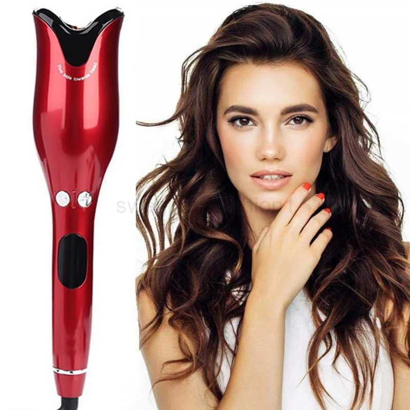 Multi-Automatic Hair Curler Button Curling Iron Negative ion Ceramic Rotating Wave Magic Hair Roller Spin Wand Hair Styling ToolB240719