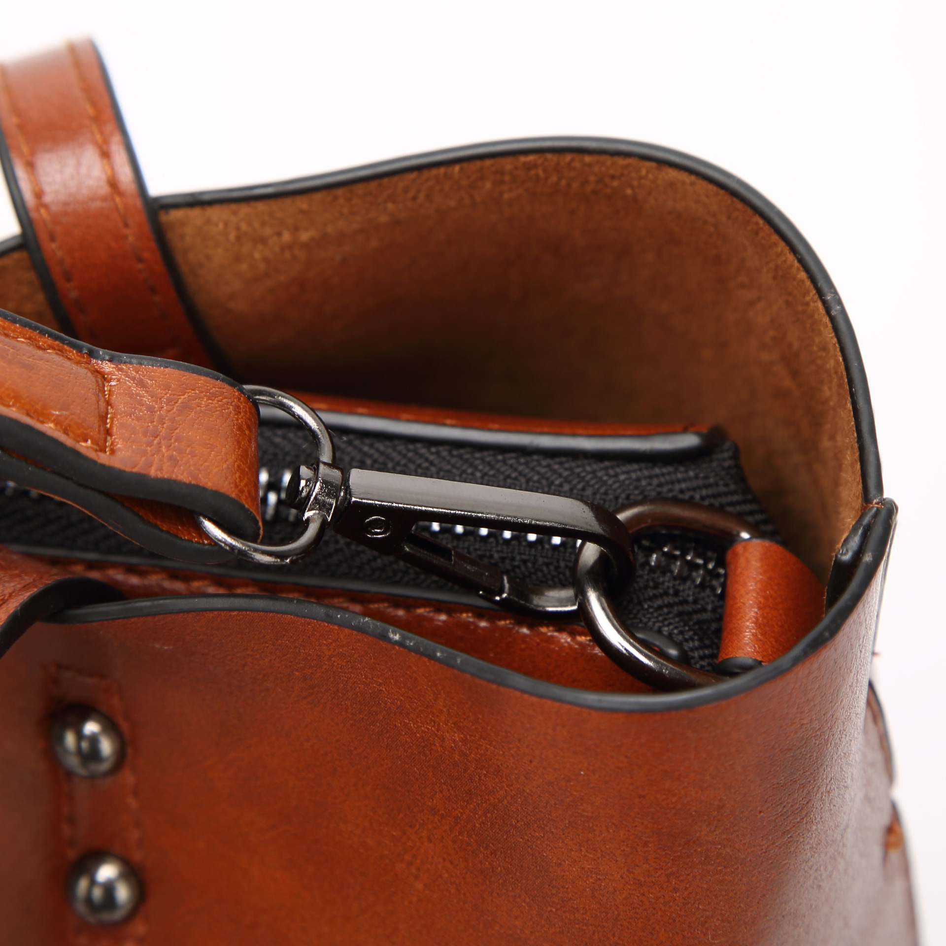Waxing Leather bucket bag Simple Double strap handbag shoulder bags For Women 2023 All-Purpose Shopping tote sac bolsa feminina