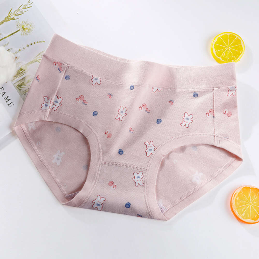 Rural Style Pure Cotton Printed Cute Girl Underwear, Fresh and Breathable Women's Underwear Calecon Panties Women Underwear Calzoncillos Underwea
