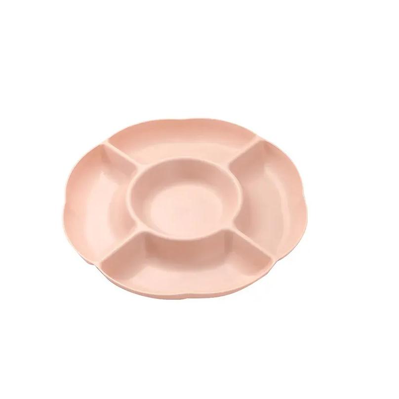 Dishes & Plates 1 Pc 6-Artment Food Storage Tray Dried Fruit Snack Plate Appetizer Serving Platter For Party Candy Pastry Nuts Dish Dr Dhpzs