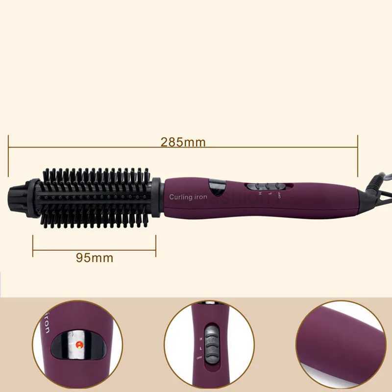 Both of high and low gear electric curling iron does not hurt the hair perm hair comb pear flower electric round brush shapeB240719