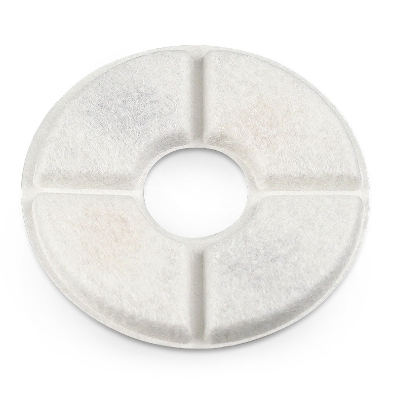 Replacement Activated Carbon Filter For Cat Water Drinking Fountain Replaced Filters Flower For Pet Dog Round Fountain Dispenser