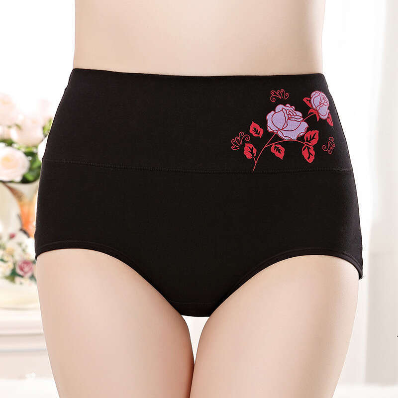 Pure Cotton Triangle Pants, Printed Underwear, Postpartum High Waisted Abdominal Underwear for Women Women Underwear Panties Lingerie Underwear Women 