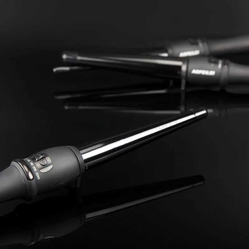 Professional Cone Shape Ceramic Hair Curler Iron Curling Wand Rollers Waver Styling Tools Style Quick Heat Electric CurlyB240719