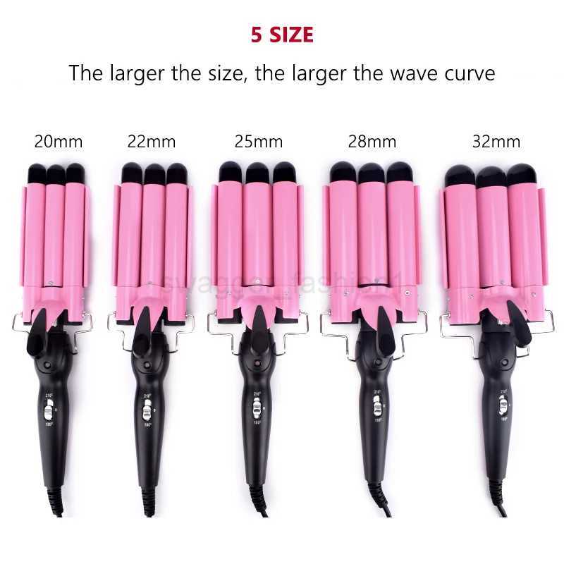 Professional Hair Curling Iron Ceramic Triple Barrel Hair Curler Irons Hair Wave Waver Styling Tools Hair Styler WandB240719