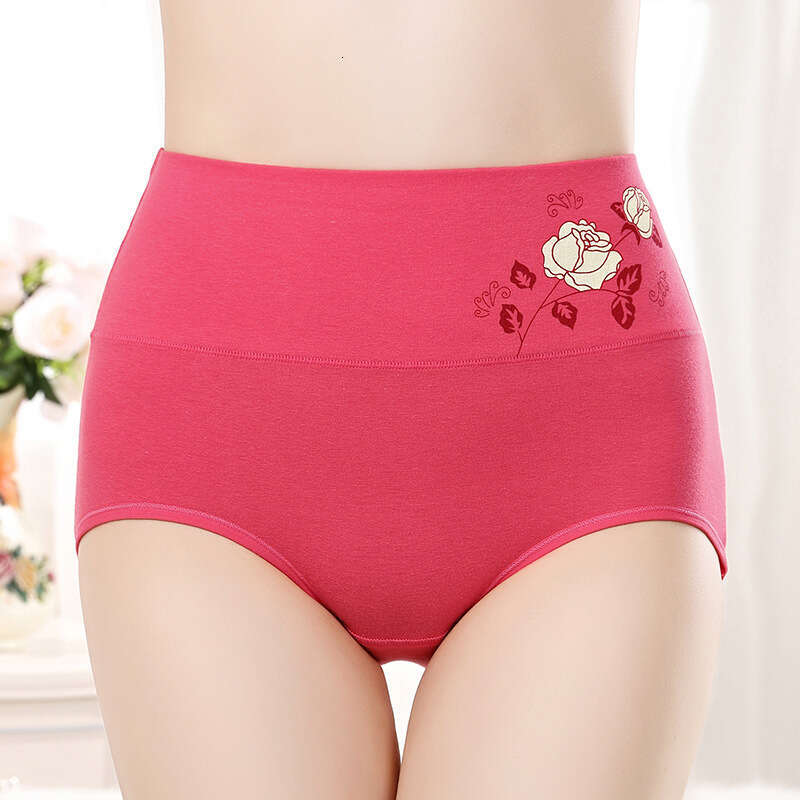 Pure Cotton Triangle Pants, Printed Underwear, Postpartum High Waisted Abdominal Underwear for Women Women Underwear Panties Lingerie Underwear Women 