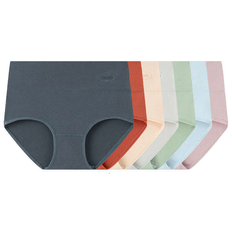 Large Size Graphite Antibacterial High Waisted Printed Triangle Women, Pure Cotton Underwear for Women Calzoncillos Underwear Women Panties Underwears