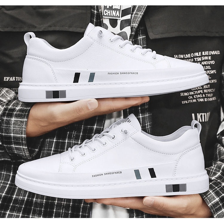 2023 New Shoe Board Men's Little White Trendy and Handsome Korean Version Versatile Fashion Shoes, Lefu Casual Leather Shoes