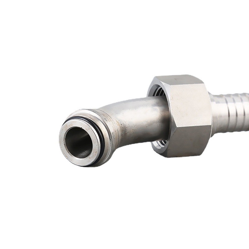 304 high-pressure oil pipe connector with internal thread stainless steel hose connector supplied by the manufacturer