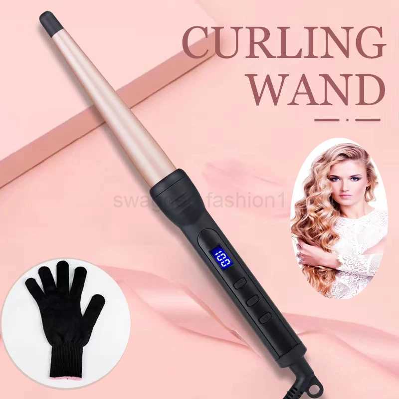 Ceramic Styling Tools professional Hair Curling Iron Hair waver Pear Flower Cone Electric Hair Curler Roller Curling WandB240719