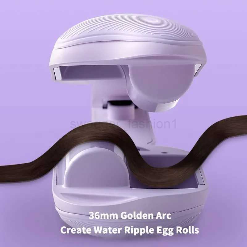 New 36mm Wavy Hair Curlers Curling Iron Wave Volumizing Hair Lasting Styling Tools Egg Roll Head Waver Styler Wand Curling IronsB240719